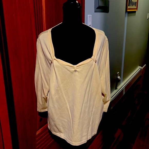 Yellow long sleeve top by Cami in 3x - Picture 1 of 8
